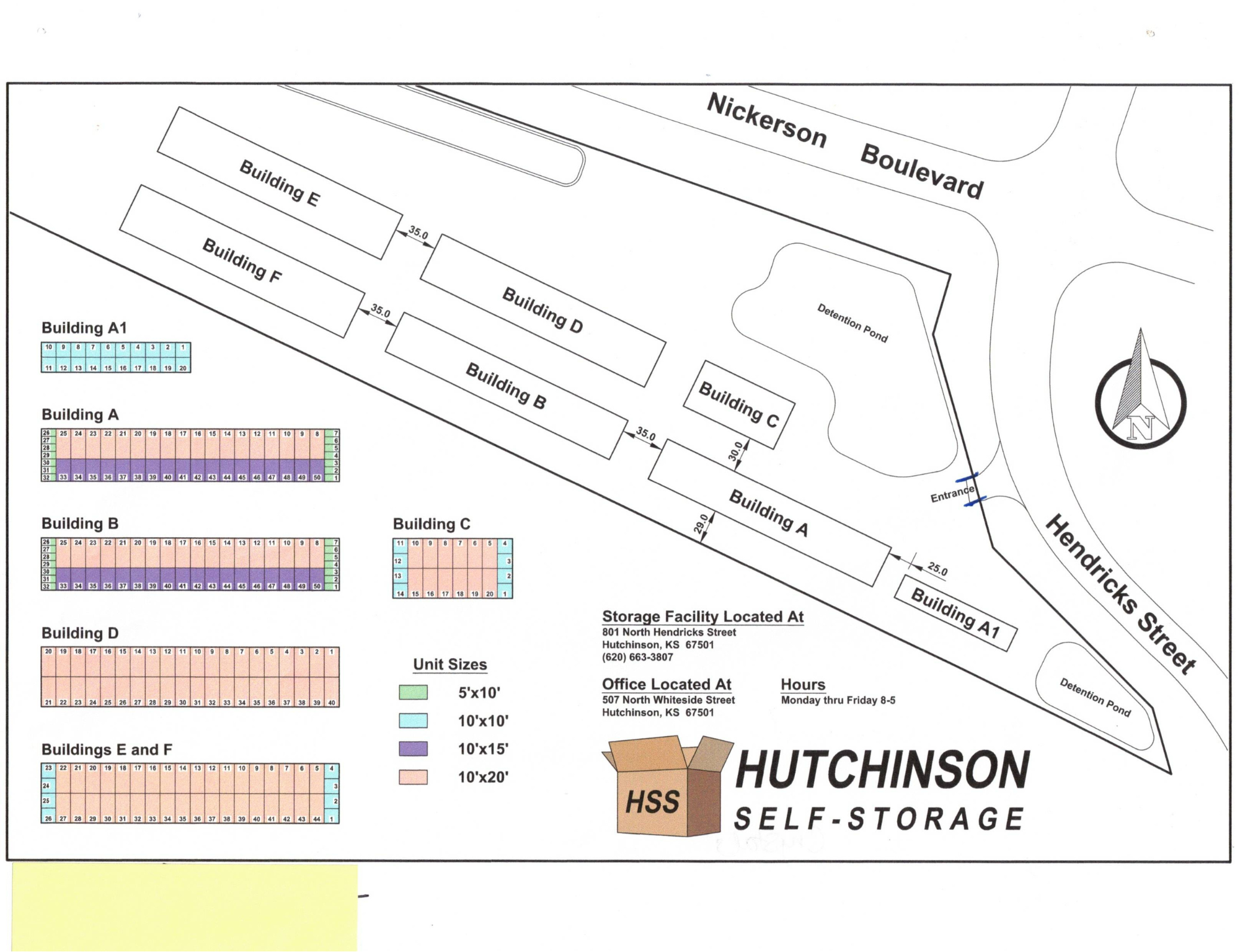 hutchinson self storage site